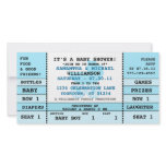 Baby Shower Concert Ticket Invitation Photo Card