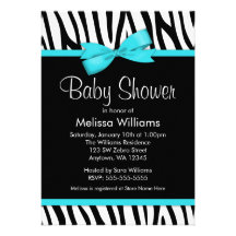 Baby shower d'arc imprimé par bleu turquoise de zè faire-parts