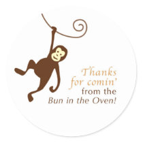 baby shower favour label sticker