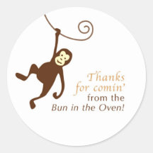baby shower favour label sticker