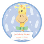 Baby Shower Favour Labels - Giraffe stickers