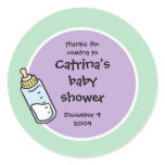 Baby Shower Favour Sticker - Baby Bottle