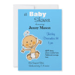 Baby shower for boy custom announcements