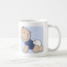 Baby shower for boy mug