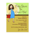 Baby Shower for Career Mom Postcards