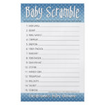 Baby Shower Game - Baby Word Scramble