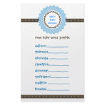 Baby Shower Game - Word Jumble