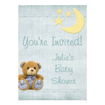 Baby shower - garçon - invitation d'album