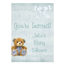 Baby shower - garçon - invitation d'album
