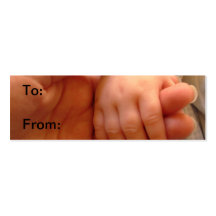 Baby Shower Gift Party Favour Tag Business Cards