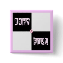 Baby Shower Girl Pin