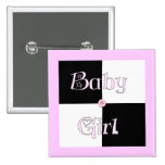 Baby Shower Girl Buttons