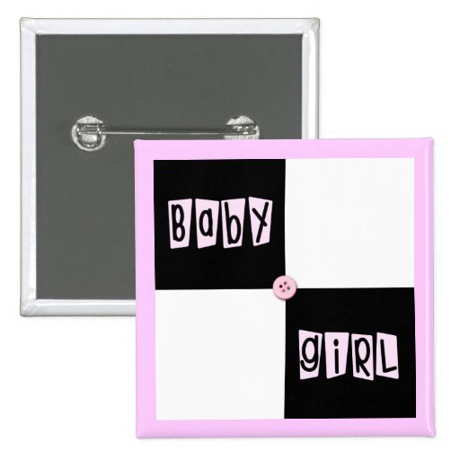 Baby Shower Girl Pin