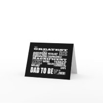 Baby Shower Greatest Best Future Fathers Dad to Be Cards