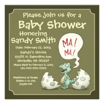 Baby Shower Invitation 106: Dinosaur Baby invitations
