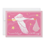 Baby Shower Invitation 5x7 - Baby Girl