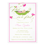 Baby Shower Invitation - Girl Pea in a Pod