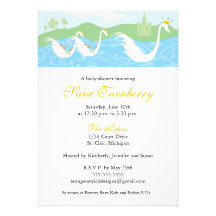Baby Shower Invitation - Little Twin Royalty