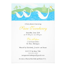 Baby Shower Invitation - Little Twin Royalty