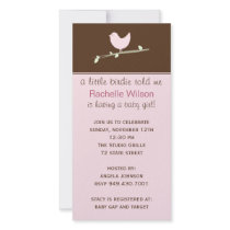 Baby Shower Invitation Picture Card