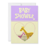 Baby Shower Invitation-Purple