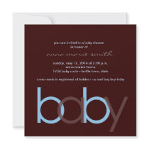 Baby Shower Invitation Square