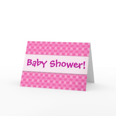 Baby Shower Invitations Card pink girl I by JoyOfLife