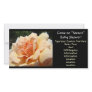 Baby Shower invitations Peach Rose Flower Photo Greeting Card