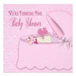 Baby Shower Invitations - Thinking Pink