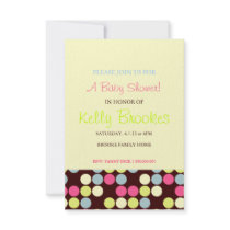 Baby Shower Invite | Dots |owb