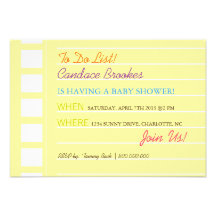 Baby Shower Invite | To Do |ye