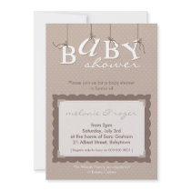 BABY SHOWER INVITES :: baby letters 3P