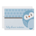 BABY SHOWER INVITES :: dancing owl 5L invitations