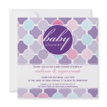 BABY SHOWER INVITES :: fizzy spots 7SQ