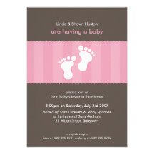 BABY SHOWER INVITES :: happy feet 1P