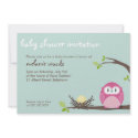 BABY SHOWER INVITES :: owl + nest 1L invitations