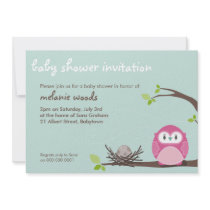 BABY SHOWER INVITES :: owl + nest 2L