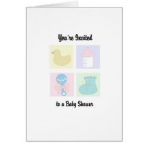 Baby Shower Note Card