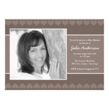 Baby Shower Personalized Announcement