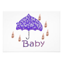 Baby Shower Personalized Announcement