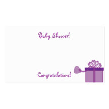 Baby shower ! ! - Personnaliser Cartes De Visite Personnelles