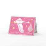 Baby Shower Pink Invite - Baby Girl Greeting Card