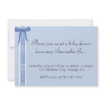 Baby Shower Polk Dot Ribbon invitations