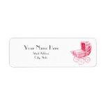 Baby Shower Return Address Label