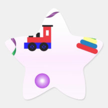 Baby Shower Star Sticker