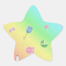 BABY SHOWER STAR STICKERS