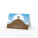 Baby Shower thank you blue Card