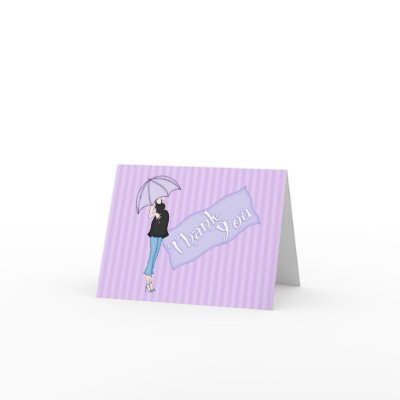 Baby Shower Thank You Greeting Cards by mousearte