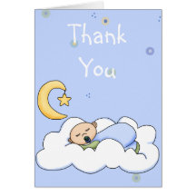 Baby Shower Thank you Card for Boy