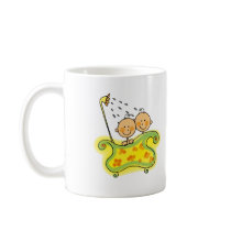 Baby shower (twins) coffee mugs